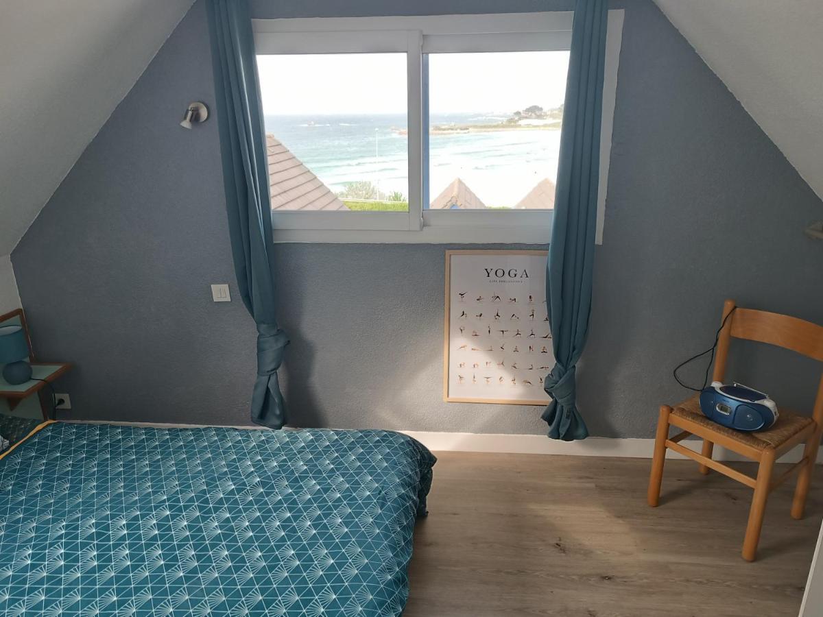Maisonnette Vue Mer Panoramique Trestel Plage 4 Personnes Trevou-Treguignec Ngoại thất bức ảnh